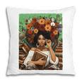 History Month Black Afro Girl Women Book Lovers Floral Pillowcase History Month Black Afro Girl Women Book Lovers Floral Pillowcase