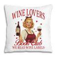 Valentine’s Day Wine Lovers Book Club We Read Wine Labels Pillowcase Valentine’s Day Wine Lovers Book Club We Read Wine Labels Pillowcase