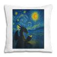 Van Gogh Starry Night Fantasy Reader Dragon Reading Book Pillowcase Van Gogh Starry Night Fantasy Reader Dragon Reading Book Pillowcase