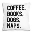 Vintage Coffee Books Dogs Naps Retro Pillowcase Vintage Coffee Books Dogs Naps Retro Pillowcase