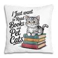 Vintage I Just Want To Read Books And Pet Cats Cat Raglan Baseball Tee Pillowcase Vintage I Just Want To Read Books And Pet Cats Cat Raglan Baseball Tee Pillowcase