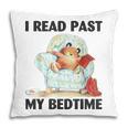Vintage I Read Past My Bedtime Cute Sleeping Bear Book Lover Pillowcase