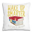 Wake Up Smarter Librarian Book Stack Premium Tri-Blend Pillowcase