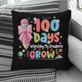 100th Day Of School Teacher Women Floral Books Pillowcase 100th Day Of School Teacher Women Floral Books Pillowcase