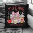 100th Day Of School Teachers 100 Days Of Coffee Chaos Books Pillowcase