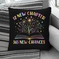 12 New Chapters 365 New Chances New Year Reading Book Tee Pillowcase