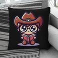 Adorable Book Lover Cowboy With Reading Glasses Cute Pillowcase