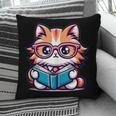Adorable Book Lover Maine Coon Cat With Reading Glasses Cute Pillowcase Adorable Book Lover Maine Coon Cat With Reading Glasses Cute Pillowcase