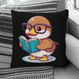 Adorable Book Lover Mallard Duck With Reading Glasses Cute Pillowcase