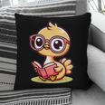 Adorable Book Lover Ostrich With Reading Glasses Cute Pillowcase