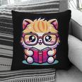 Adorable Book Lover Persian Cat With Reading Glasses Cute Pillowcase Adorable Book Lover Persian Cat With Reading Glasses Cute Pillowcase