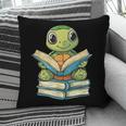Adorable Turtle Reading Books Pillowcase