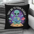 Alien Reader Reading Teacher Librarian Book Lover Pillowcase