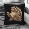 Alligator Snapping Turtle Reading A Book Pillowcase