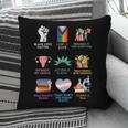 Ally Anti Trump Liberal BLM Love Is Love Banned Books Icons Pillowcase
