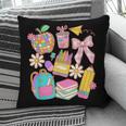 Apple Disco Pencil Books Bow Teacher Student Back To School Pillowcase