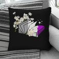 Asexual Book Lover LGBT Reading Pride Ace Flag Daisy Pillowcase