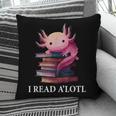Axolotl Book Lover Librarian Reading Library Readers Pillowcase