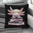 Axolotl Books Readsalotl Reading Bookworm Kawaii Axolotl Pillowcase Axolotl Books Readsalotl Reading Bookworm Kawaii Axolotl Pillowcase