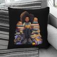 Back To School Afro Melanin Girl Reading Book Bookworm Pillowcase Back To School Afro Melanin Girl Reading Book Bookworm Pillowcase