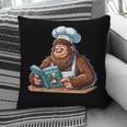 Bigfoot Reading a Cookbook Pillowcase