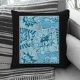 Blue Comic Book Blue Graphic Pillowcase