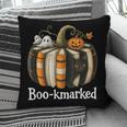 Boo-Kmarked Fall Pumpkin Books Halloween Teacher Teaching Pillowcase