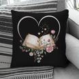 Book Lover Heart Shaped Reading Art Librarian Pillowcase Book Lover Heart Shaped Reading Art Librarian Pillowcase