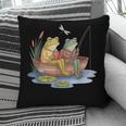 Book Shirt Frog Toad Fishing Vintage Book Frog Pillowcase