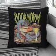 Graphic Book Worm Monster Horror Reading Book Lover Pillowcase Graphic Book Worm Monster Horror Reading Book Lover Pillowcase