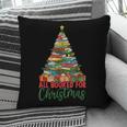 All Booked For Christmas Reading Books Librarian Holiday Pillowcase