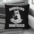 Booked And Unbothered Cat Reading Book Lovers Pillowcase Booked And Unbothered Cat Reading Book Lovers Pillowcase