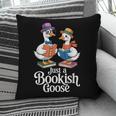 Bookish Goose Cute Geese With Hats Reading Books Pillowcase