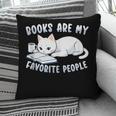 Books Are My Favorite People Cat With Coffee Mug Book Lovers Pillowcase Books Are My Favorite People Cat With Coffee Mug Book Lovers Pillowcase