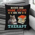 BOOKS AND MAINE COONS ARE MY THERAPY Main Coon Pillowcase BOOKS AND MAINE COONS ARE MY THERAPY Main Coon Pillowcase