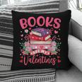 Books Are My Valentine Coquette Bow Book Flower Girl Women Pillowcase