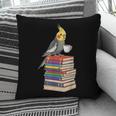 Bookworm Cockatiel Bird Reading Books Drinking Coffee Lover Pillowcase Bookworm Cockatiel Bird Reading Books Drinking Coffee Lover Pillowcase
