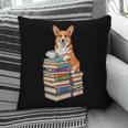 Bookworm Corgi Reading Books Drinking Coffee Dog Lover Pillowcase Bookworm Corgi Reading Books Drinking Coffee Dog Lover Pillowcase