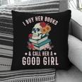 I Buy Her Books Call Her A Good Girl Book Lover Skull Pillowcase I Buy Her Books Call Her A Good Girl Book Lover Skull Pillowcase