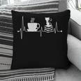 Cat Book Coffee Lover Heartbeat Cat Lover Book Lover Pillowcase Cat Book Coffee Lover Heartbeat Cat Lover Book Lover Pillowcase