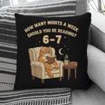Cat Reading 6-7 Meme English Teacher Book Lover Humor Pillowcase