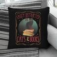 Cats And Books Lover Reading Literary Feline Humor Pillowcase Cats And Books Lover Reading Literary Feline Humor Pillowcase