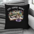 Cats Coffee Books Pillowcase