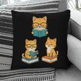 Cats Reading Book Lover Reading Bookworm Reader Pillowcase