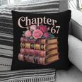 Chapter 67 Floral Book Stack Pillowcase