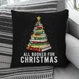 Christmas Book Tree All Booked For Xmas Pillowcase