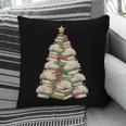 Christmas Book Tree Teacher Book Lover Xmas Librarian Pillowcase