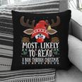 Christmas Matching Most Likely To Read A Book PJS Pillowcase