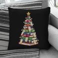 Christmas Tree Of Books For Readers And Librarians Pillowcase
