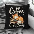 Coffee Cats And Books Lover For Women & Men Coffee Pillowcase Coffee Cats And Books Lover For Women & Men Coffee Pillowcase